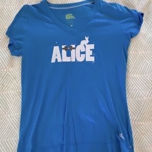 Alice in Wonderland Athletic T-Shirt, Size M